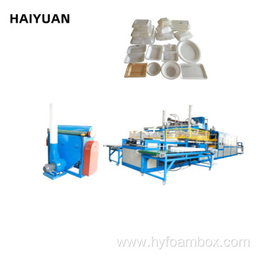 Foam Food Plate Automatic Vacuum Making Machine